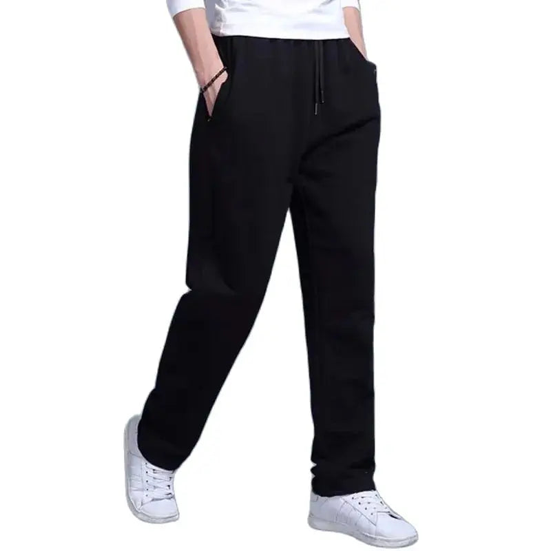 2024 New Men's Pants Autumn/Winter New Sport Jogging Trousers Fitness Loose Fit Clothing Solid Color Outfit Streetwear Pants ﻿