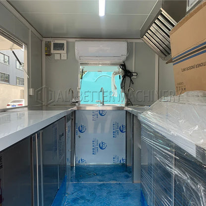 Remorque de restauration mobile Allbetter pour chariot de vente de produits alimentaires et de boissons, remorque de restauration rapide extérieure, camion de restauration personnalisé aux normes américaines