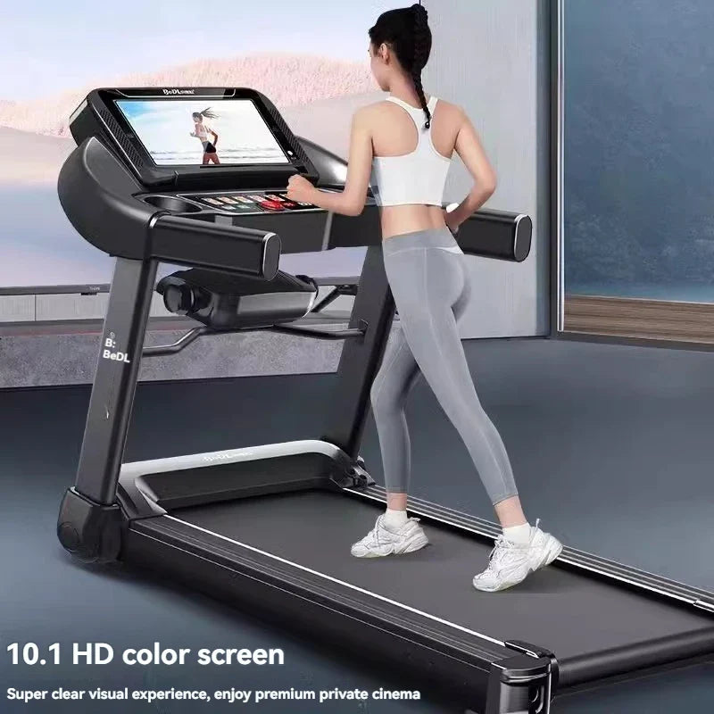 Tapis de course pliable multifonctionnel, mini tapis de course à domicile, équipement d'exercice intérieur, maison pliante de gym, 220V