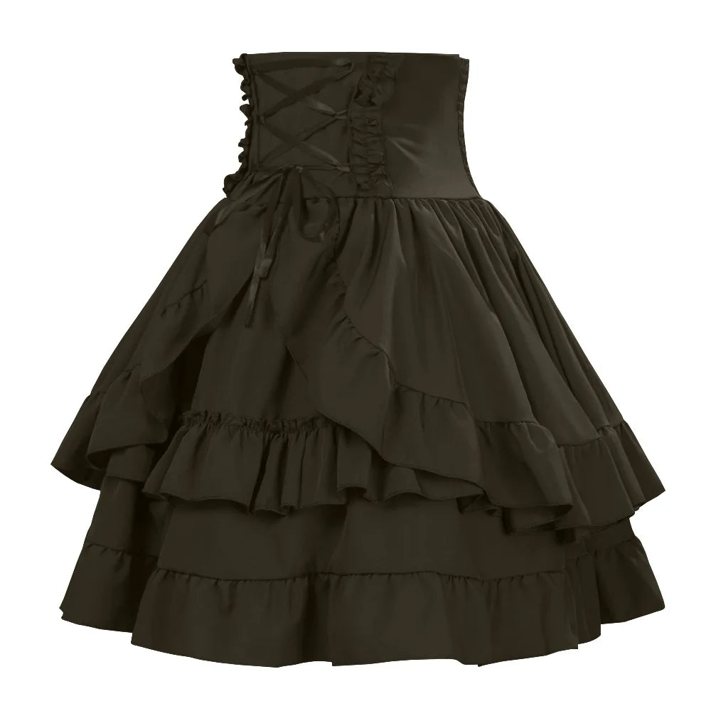Victorian Costume with Renaissance Elements Dress Stylish Arrival European Multiple Layers Costume for Women Female Garment