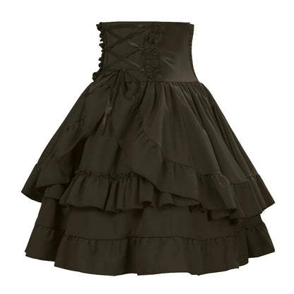 Victorian Costume with Renaissance Elements Dress Stylish Arrival European Multiple Layers Costume for Women Female Garment
