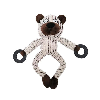 Matkey-Jouets en peluche pour grands chiens, mâcheurs agressifs, jouets à mâcher durables pour chiots grinçants