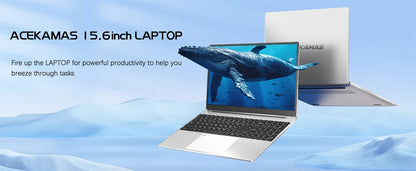 ACEKAMAS 15.6" Laptop Computer Intel Celeron N5095 Windows 11 Pro Laptops Gamer 1080P 16GB DDR4 1TB SSD Office Study Notebook PC