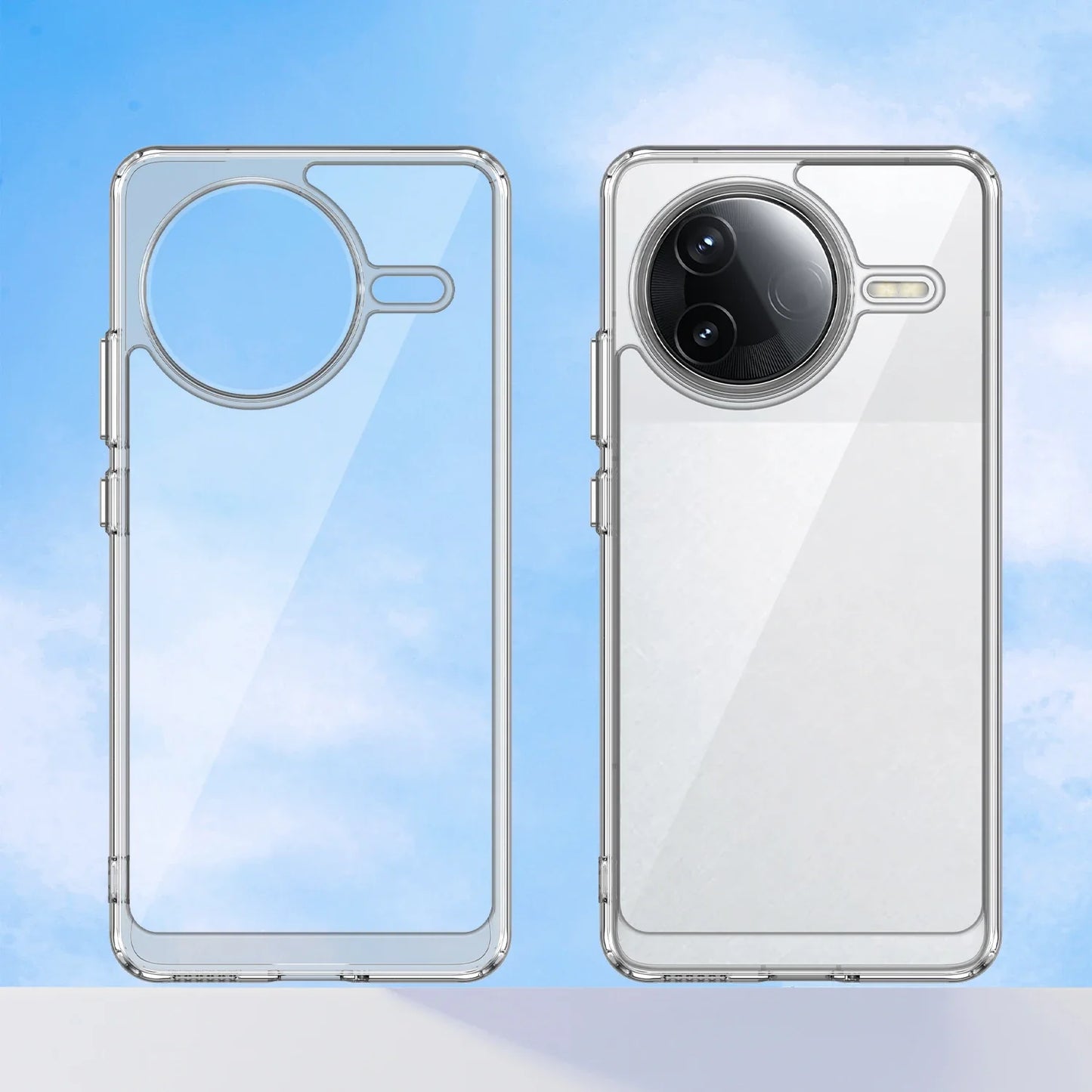 Soft border + hard Acrylic back Coque Fundas coverage Case For Xiaomi ( Redmi K80 / Poco F7 Pro ) Clear covers чехол Phone Cases