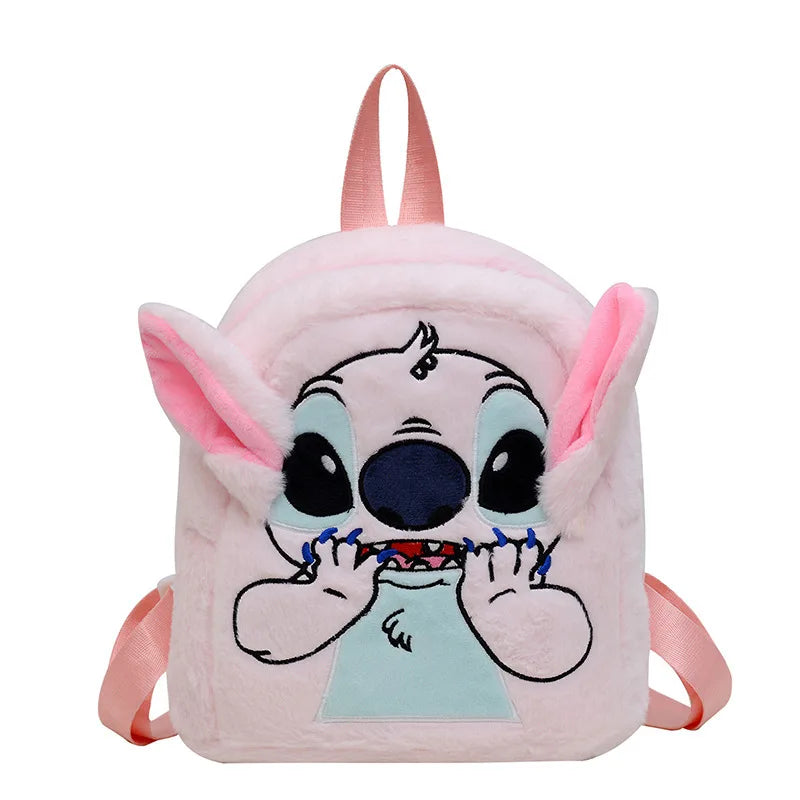 2025 New Stitch Plush Backpack Cartoon Fashion 3d Mini Women's Backpack Large Capacity Cute Children's Schoolbag High Quality