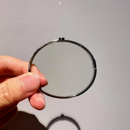 Bracelet en argent Sterling S925 pour femmes, minimaliste, lisse, hypoallergénique, bijoux, cadeau pour amis, saint-valentin, livraison gratuite