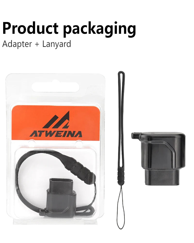 ATWEINA – adaptateur de chargeur de batterie de vélo 12 vitesses, pour équipement de cyclisme 12S 12V Shimano Di2 Dura-Ace R9200/Ultegra R8100/105 R7100