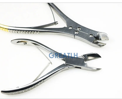 Ciseaux orthopédiques coupe-os, ciseaux à os à articulations simples/doubles, Instruments de chirurgie orthopédique vétérinaire, 1 pièce pour animaux de compagnie