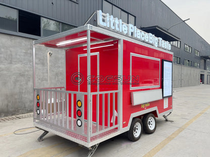 Customized Commercial Food Trucks Concession Food Trailers Street Mobile Food Trucks Fast Food Trailers For Sale USA Europe