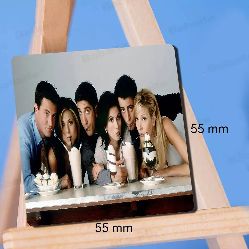 F-friends – aimants pour réfrigérateur avec Photo personnalisée, TV classique, cadeau pour la décoration de la maison, cadeau de saint-valentin, autocollant Photo magnétique