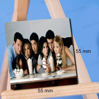 F-friends – aimants pour réfrigérateur avec Photo personnalisée, TV classique, cadeau pour la décoration de la maison, cadeau de saint-valentin, autocollant Photo magnétique