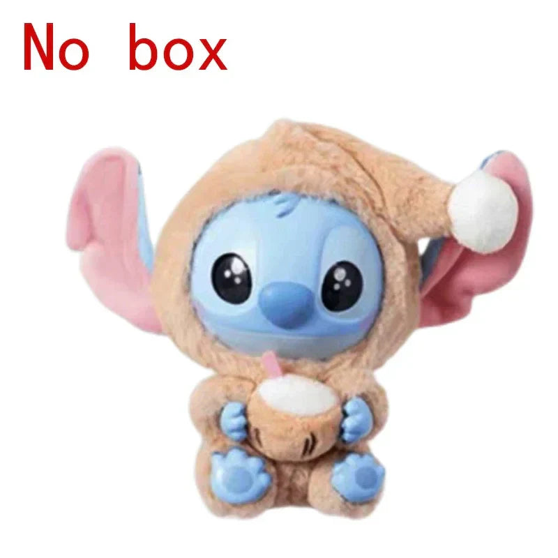 Stitchou Manger Quelque Chose Avant De Dormir Série Boîte Mystère Peluche Vinyle Jouets Mignons Poupée Réplique Sac Mystère Pendentif Décor Cadeau