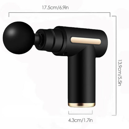 Electric Percussion Massage Gun Deep Tissue Body Massager for Neck Back Shoulder - Fitness Muscle Relaxation Tool