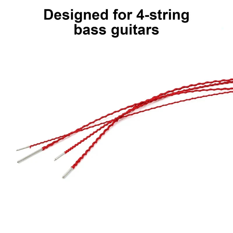 Stainless Steel Bass Strings, 4-string, Electric Bass Instrument Parts Accessories, Brilliant Sound Quality