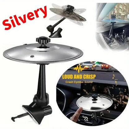 1PC voiture Crash cymbale évent Mini tambour voiture tir à la main cymbales voiture tambour cymbale évent Instrument de musique pour l'intérieur de la voiture