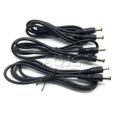 DC Power 5.5 x 2.1mm Male to 5.5*2.5mm 3.5*1.35mm 4.0*1.7mm Male Plug Cable 1M All copper 18AWG  10A Monitoring power cable