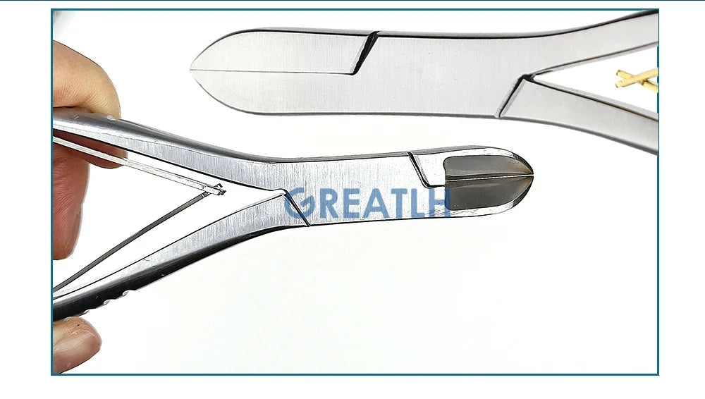 Ciseaux orthopédiques coupe-os, ciseaux à os à articulations simples/doubles, Instruments de chirurgie orthopédique vétérinaire, 1 pièce pour animaux de compagnie