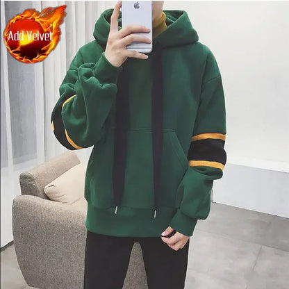 PVD-Sweat à Capuche en Coton pour Homme, Vêtement Chaud, Simple, de Luxe, de Styliste, Emo, Bon Marché, Nouveauté Automne Hiver