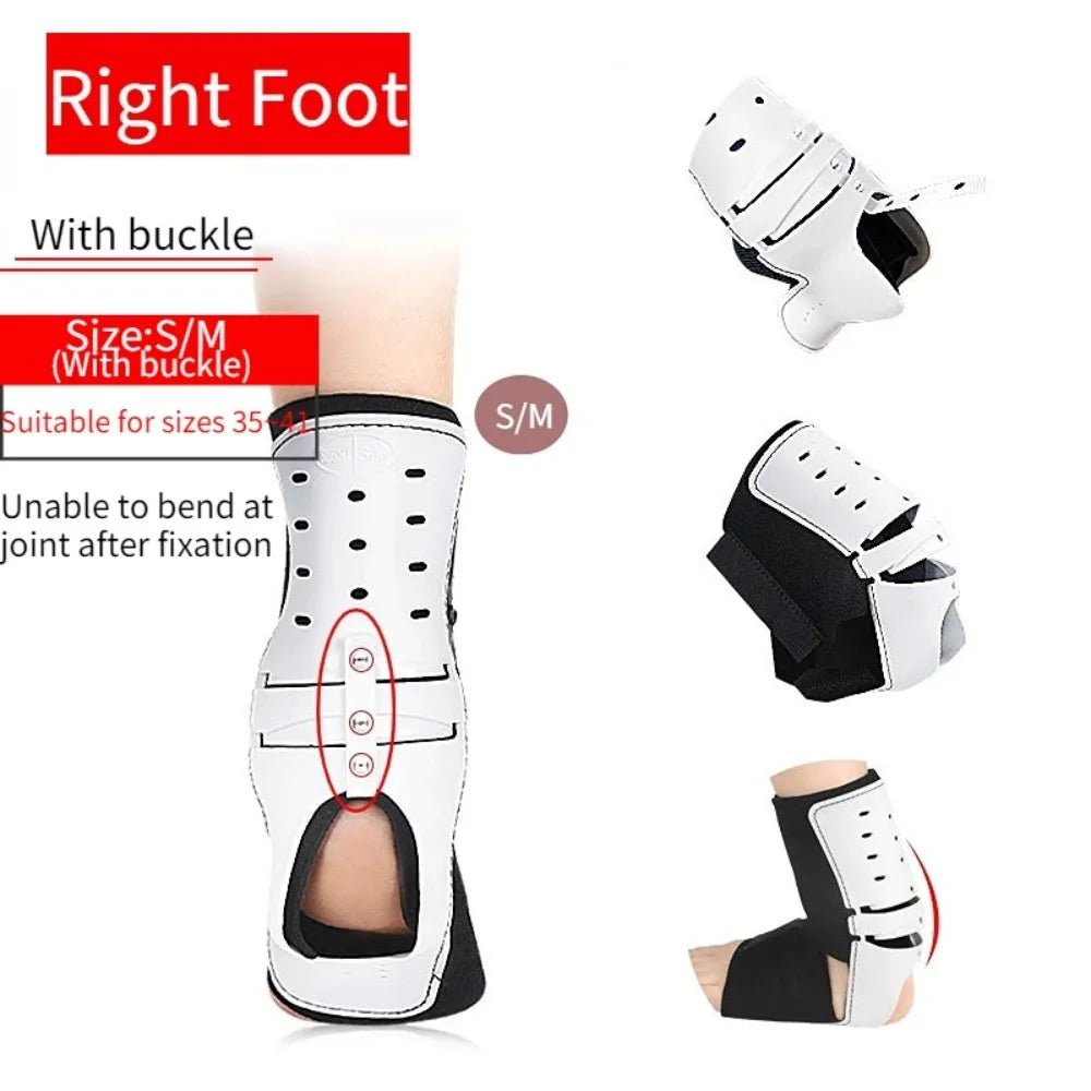 Attelle de pied réglable, orthèse de rinçage, partenaires articulaires, bandes de protection, soutien sportif, hémiplégie, équipement génital