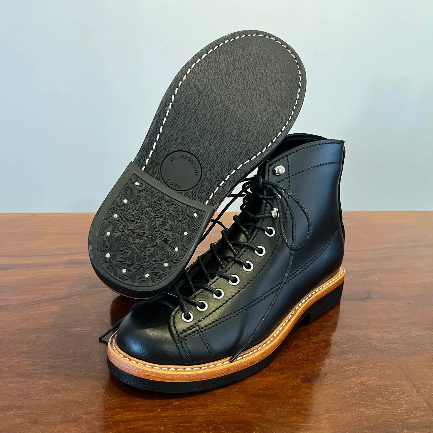 AL2996 RockCanRoll Goodyear Welted Durable botte en peau de vache italienne sur mesure disponible Super qualité taille 35-52 fait à la main