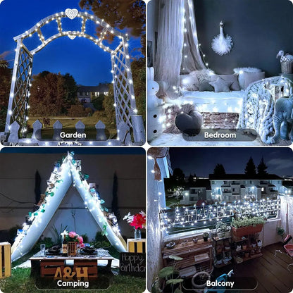 LED lumières de noël 5/10/20M 220V étanche fée lumières extérieur jardin arbre maison Halloween fête vacances décoration éclairage
