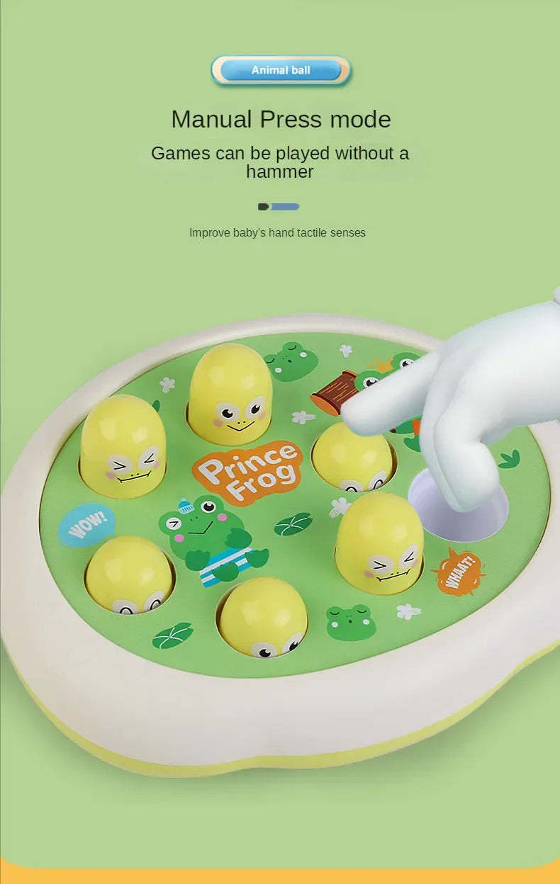 Dessin animé whac-a-taupe Montessori bébé jouet enfant en bas âge cadeau d'anniversaire éducatif thème Animal jeu de frappe Parent enfant jeu de société garçon