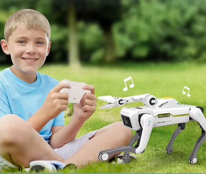 Teeggi électrique RC Robot Intelligent chien avec pince multifonction RC mécanique chien jouet éducatif bionique Robot Intelligent jouet cadeau