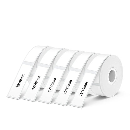 Inkless Label Printer P12 Portable Mini Printer Bluetooth Wireless Thermal Printer Auto Cut Labeling Machine or 5PK Label Rolls