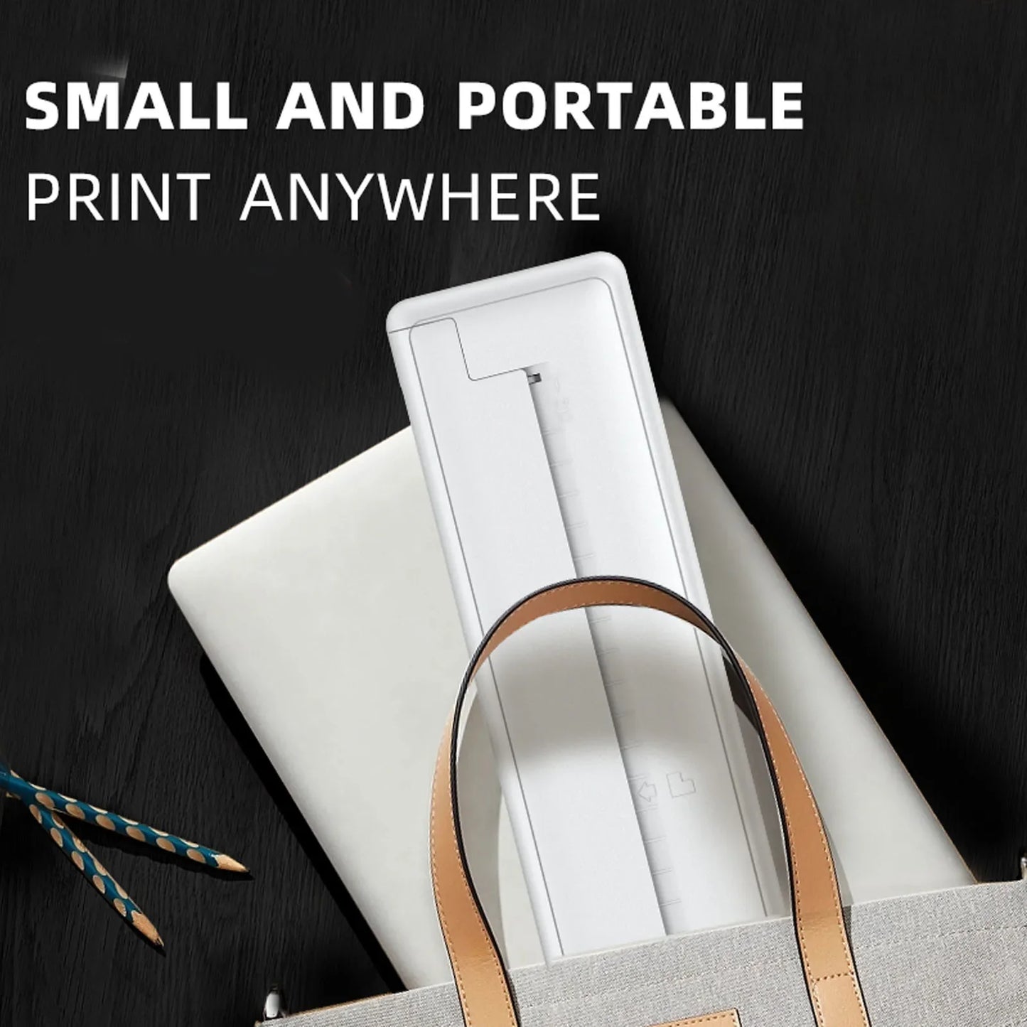 Thermal Printer 200dpi Mini Portable Bluetooth Rechargeable Inkless Thermal Printer for School  Inkless Thermal Printer