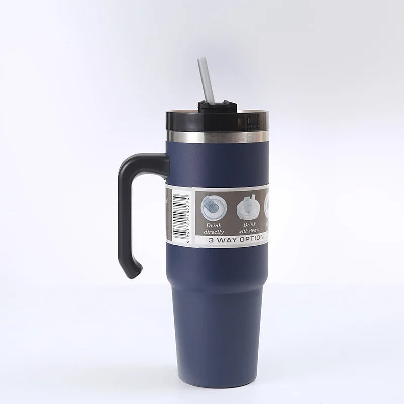 20oz/30oz Stainless Steel Thermos Water Bottle Car Insulated Cup Outdoor Sport Vacuum Flask Keeps Cold and Heat Thermal Mug