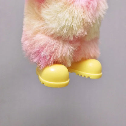 Labubu Doll Shoes For 15-17cm Ropa 3.0 Labubu V1 V2 V3 Rain Boots Colorful Beach Shoes Sitting Party Accessories