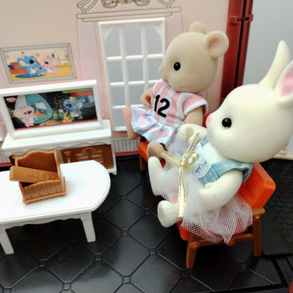Mini-supermarché, jeux de shopping, accessoires de maison de poupée, jouets éducatifs pour enfants, jouets d'interaction familiale