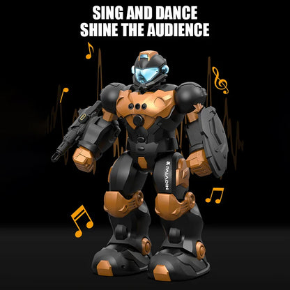 Robot Télécommandé Intelligent à LED pour Enfant, Pigments, Voix, Geste, Solitaire, Télécommande, PhtalRobot, Jouet, Cadeaux