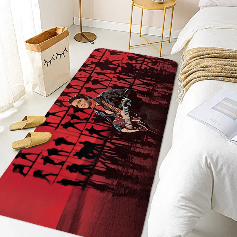 Rug for Bedroom E-Elvis Room Decorating Items Bathroom House Entrance Mat Living Room Floor Carpet Home Decorations Bathmat