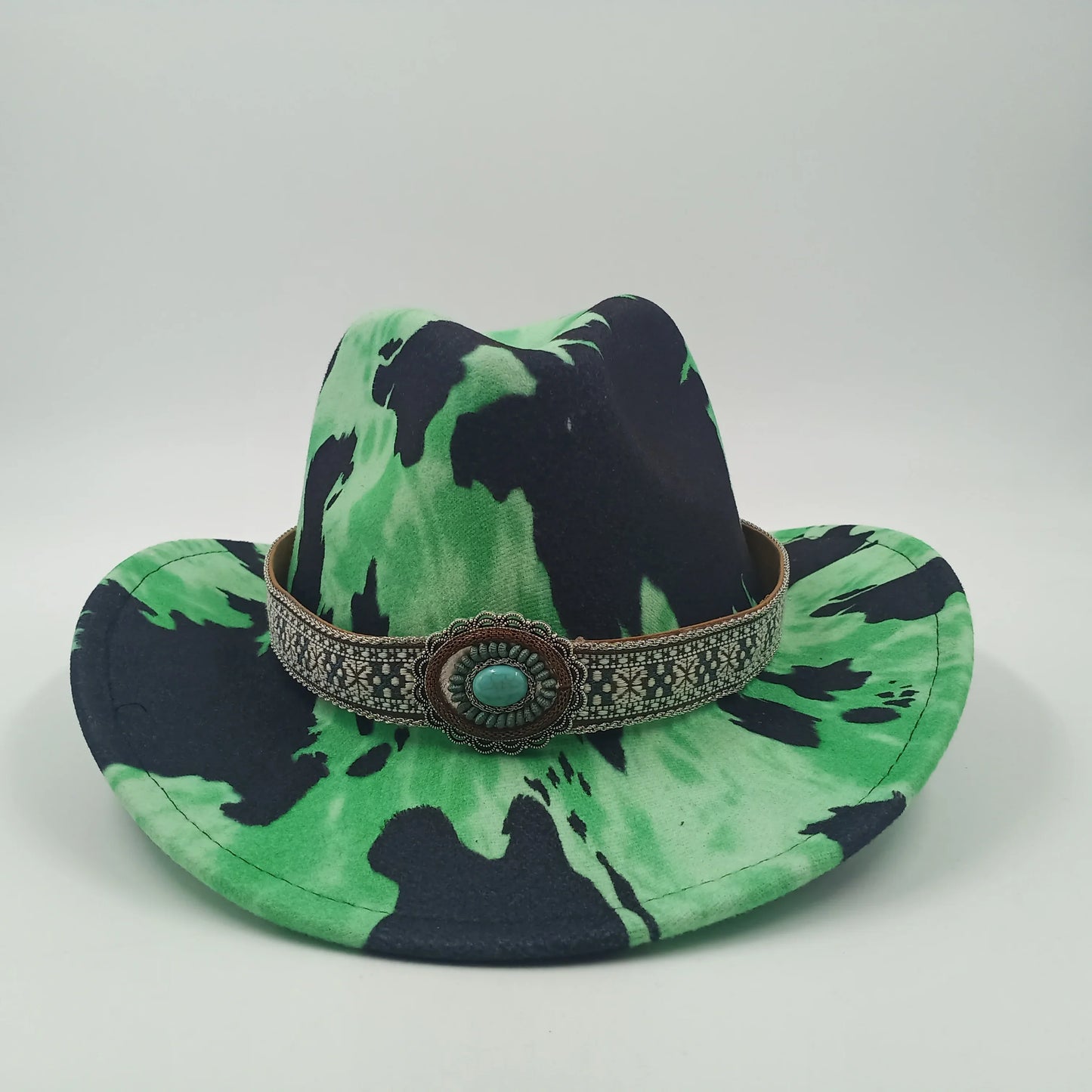 Chapeau de cowboy divers accessoires chapeau de cowboy monochrome en feutre chapeau d'extérieur homme et femme chapeau de cavalier chapeau femme