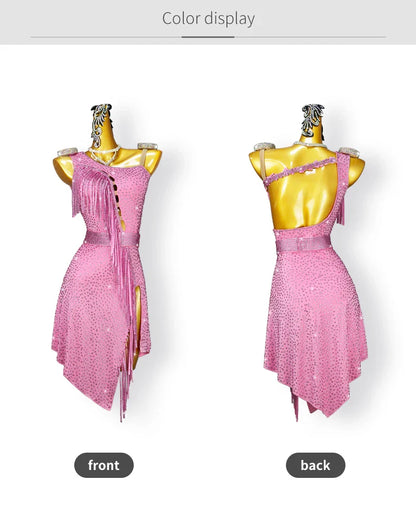 Robes de soirée pour femmes, vêtements de danse latine, Costume de danse Sexy, jupe de bal, Costume de sport sur scène pour filles, nouvelle collection 2026