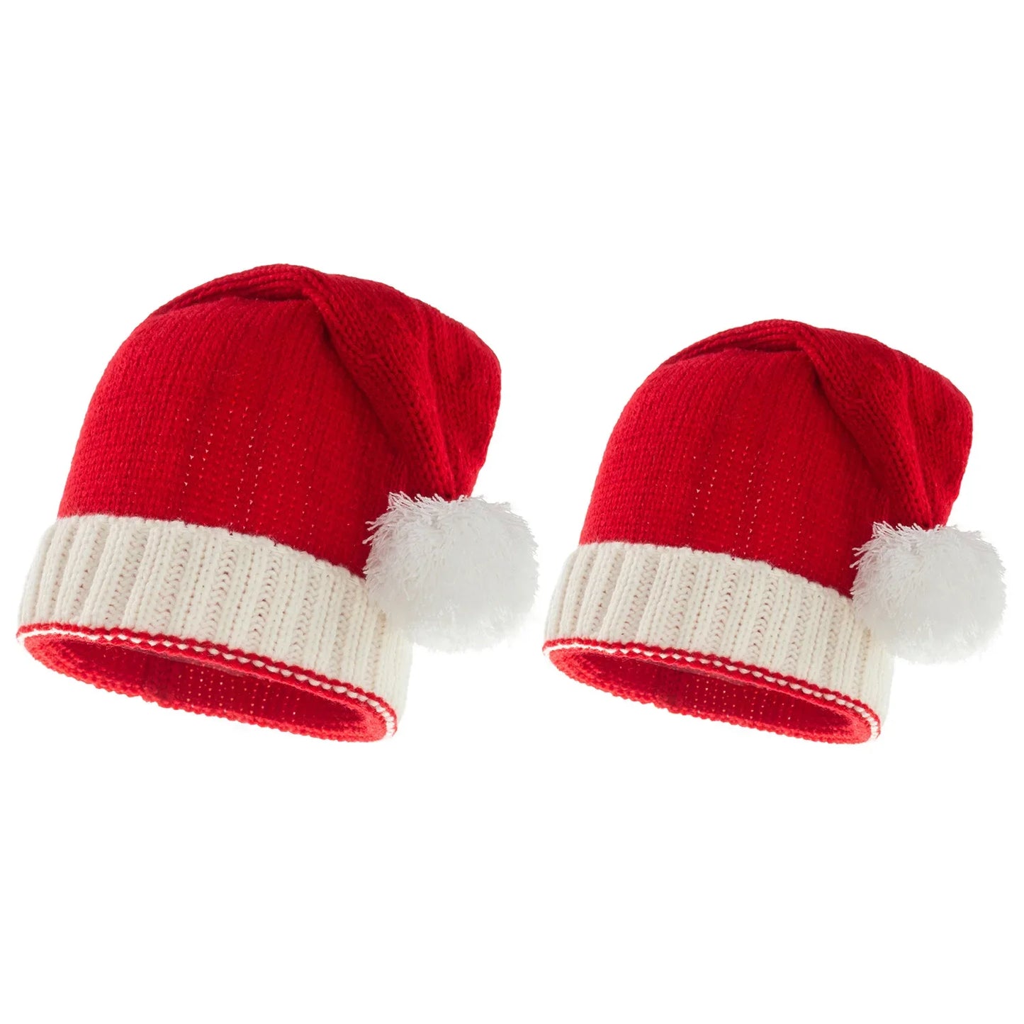 Bonnet de Père Noël à pompons pour enfants et adultes, mignon, doux, fête du Nouvel An, cadeau pour enfants, décoration de Noël, Noel, 2024