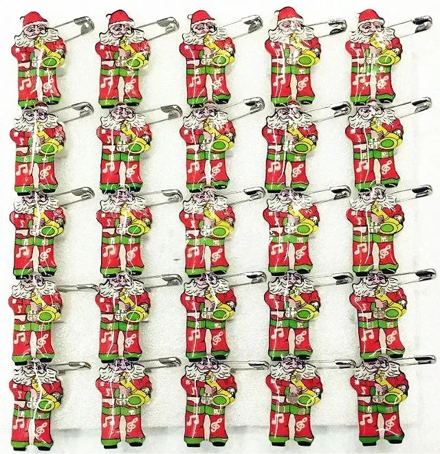 25pcs Broche Lumineux LED Clignotant Amour Fête Dessin Animé Badge Lumineux Cadeau Cosplay Noël Mariage Festival Halloween