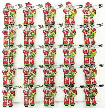25pcs Broche Lumineux LED Clignotant Amour Fête Dessin Animé Badge Lumineux Cadeau Cosplay Noël Mariage Festival Halloween