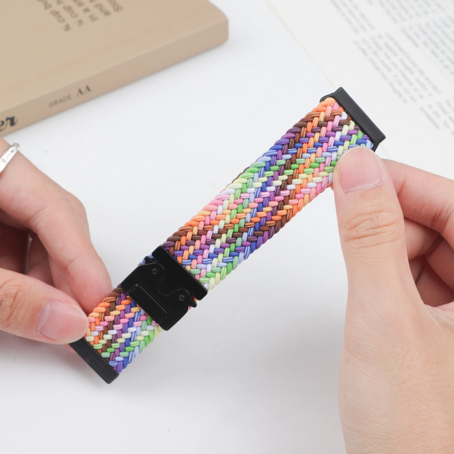 Parachute Braided Strap for Fitbit Versa 4 3 Sense 2 band Accessories replacment nylon correa Bracelet for Fitbit Versa 4 Strap
