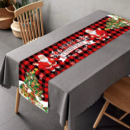 Chemin de Table de Noël, Décoration pour la Maison, Couverture de Nappe, Ornement, Cadeaux, ixdu Nouvel An, 2023