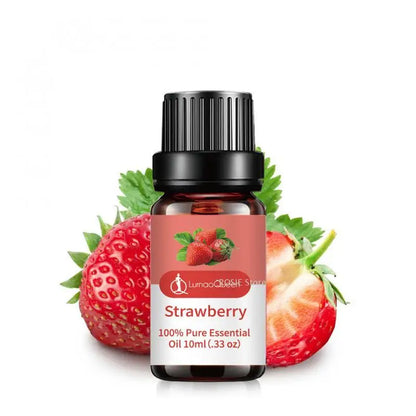 Huile essentielle de bougie d'aromathérapie 10 ml, saveur de fruit naturel, huile essentielle végétale, bougie de savon faite à la main, essence de vanille