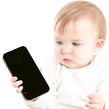 Fake Phone Kids Play House Toys Simulation Music Touch Screen Cell Phone With Light Baby Boys Girls Toys Mobile Phone Model Toys