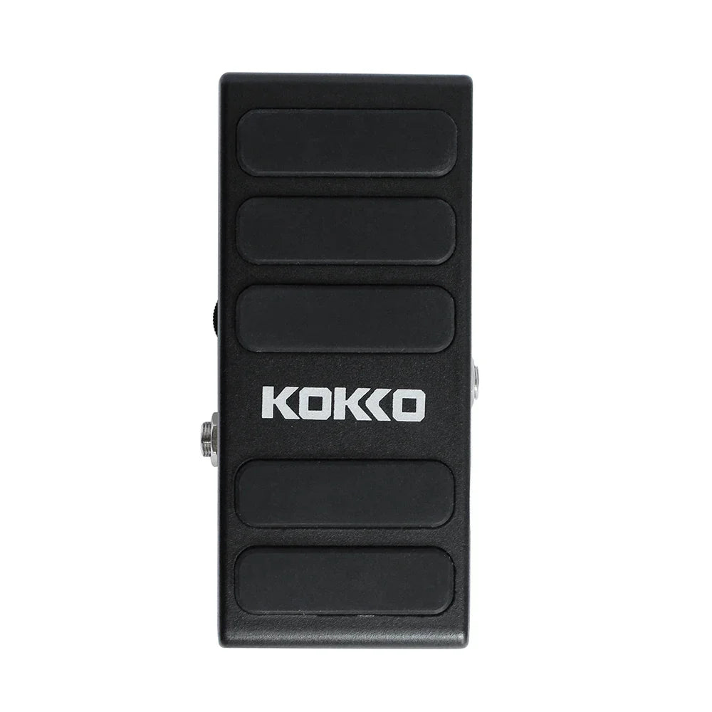 KOKKO Pédale d'effet guitare électrique Wah Volume 2 en 1 Contrôles au pied 2 modes Pédale multi-effets combo Pièces de guitare
