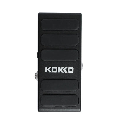 KOKKO Pédale d'effet guitare électrique Wah Volume 2 en 1 Contrôles au pied 2 modes Pédale multi-effets combo Pièces de guitare