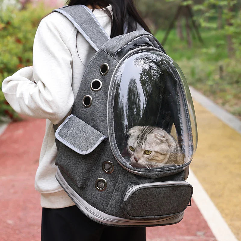 Pet Backpack Portable Travel Dog Cat Backpack Large Capacity Portable Travel Bag, Pet Carrier for Cats and Dogs
