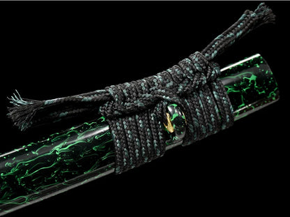 Katana – cordon tissé à la main en soie Sageo, pour épée de samouraï japonais, gaine Saya, corde de fourreau, choix de plusieurs couleurs