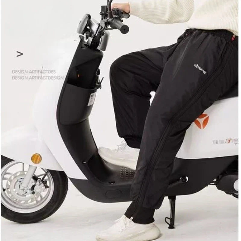 Leggings épais et chauds imperméables pour moto, couvre-jambes, jambières, pare-brise, sourire, hiver