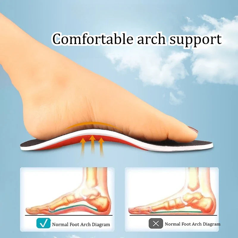 Semelle intérieure orthopédique Support de voûte plantaire semelles orthopédiques pour pieds plats pour soulager la pression du mouvement de l'air coussin d'amortissement semelle intérieure rembourrée