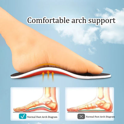 Semelle intérieure orthopédique Support de voûte plantaire semelles orthopédiques pour pieds plats pour soulager la pression du mouvement de l'air coussin d'amortissement semelle intérieure rembourrée